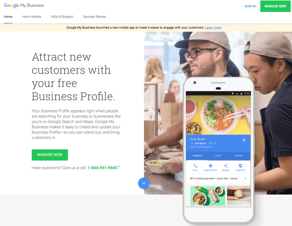 Google My Business директория