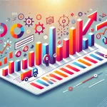 DALL·E 2024-08-22 08.32.52 - A modern banner image for an SEO article on 'Page Rating and Domain Rating' without any text. The banner should have a bright color scheme with simple