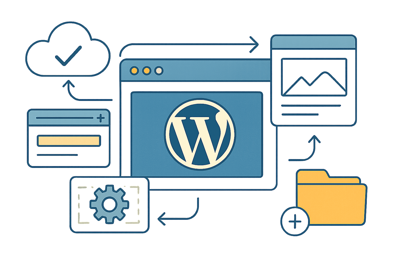 Инсталиране на тестов WordPress сайт